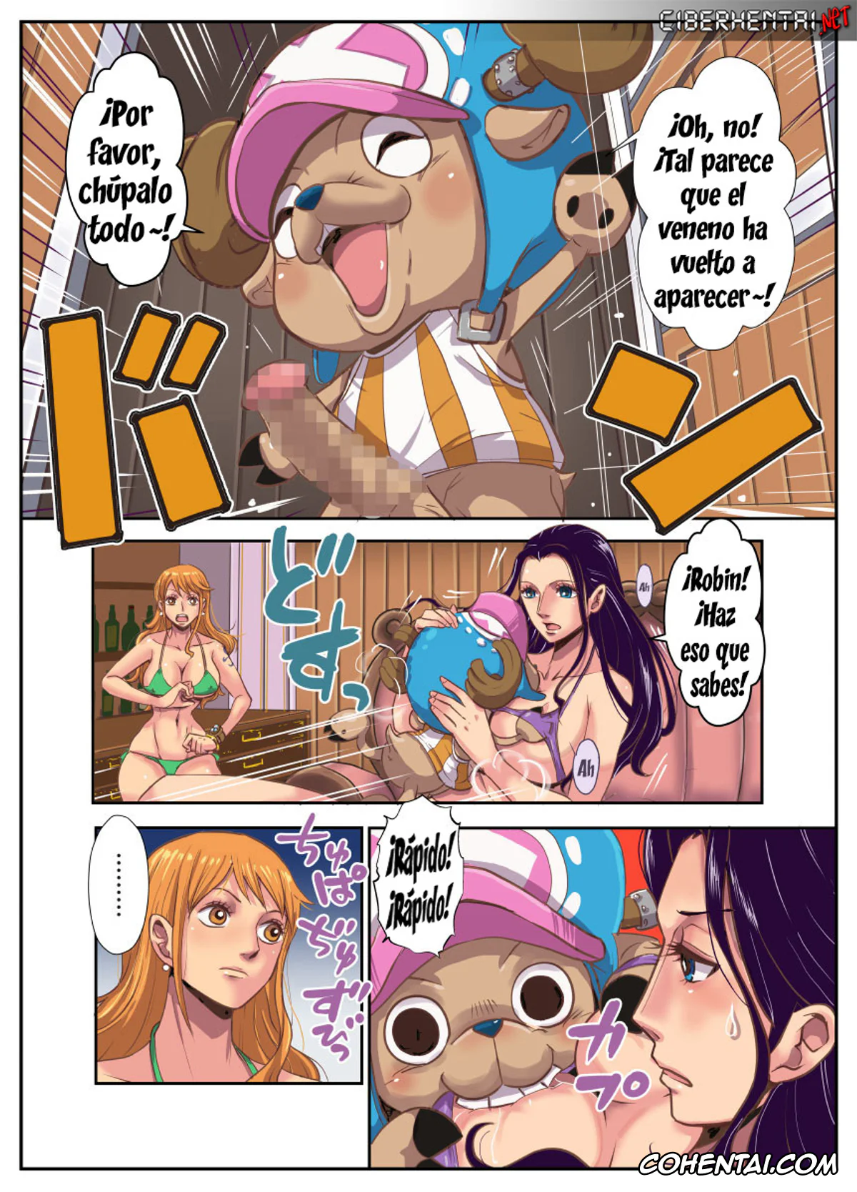One Piece xxx, Nami xxx, Nico Robin xxx, Tony Tony Chopper xxx, CHOP STICK 2 (One Piece), pagina 7