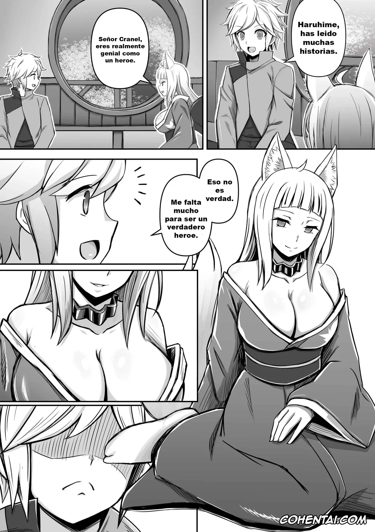 Dungeon ni Deai o Motomeru no wa Machigatteiru Darou ka porno, Bell Cranel porno, Haruhime Sanjouno porno, Haruhime, Bell-kun ni Yotogi o Suru (Dungeon ni Deai o Motomeru no wa Machigatteiru Darou ka), pagina 2