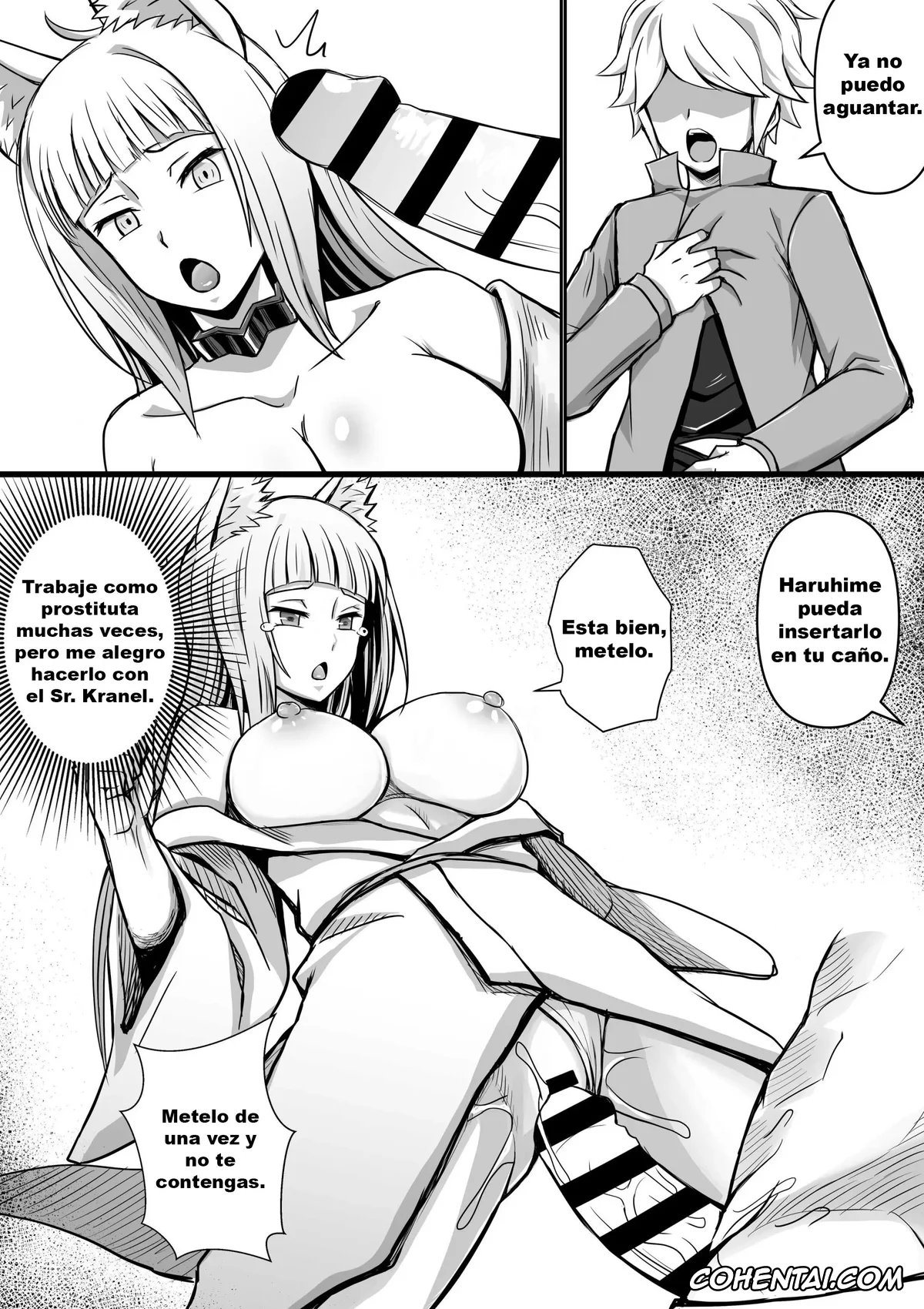 Dungeon ni Deai o Motomeru no wa Machigatteiru Darou ka xxx, Bell Cranel xxx, Haruhime Sanjouno xxx, Haruhime, Bell-kun ni Yotogi o Suru (Dungeon ni Deai o Motomeru no wa Machigatteiru Darou ka), pagina 4