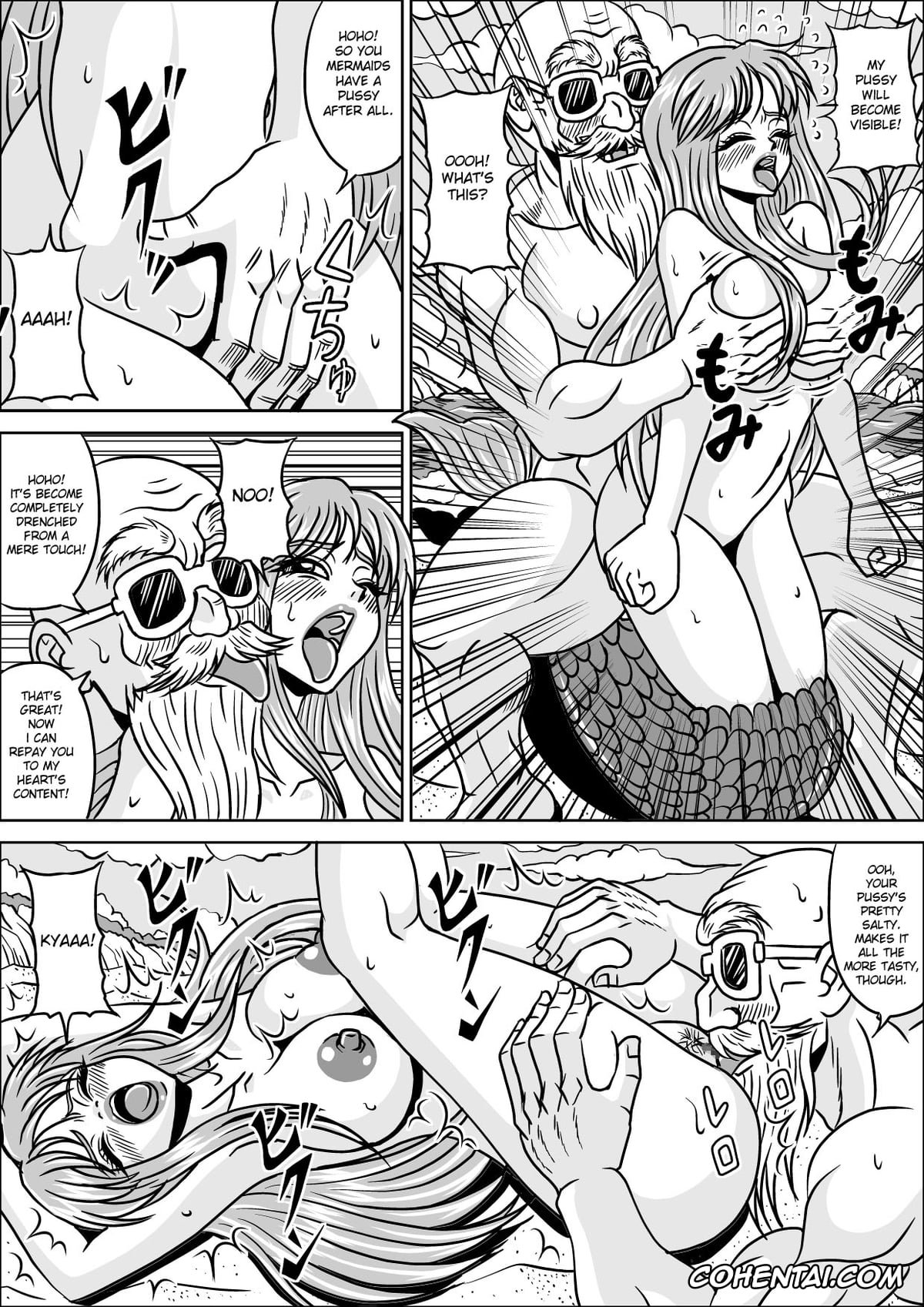 Dragon Ball porno, Master Roshi porno, Nam porno, Pan porno, Ranfan porno, Kame Sennin no Yabou III (Dragon Ball), pagina 11