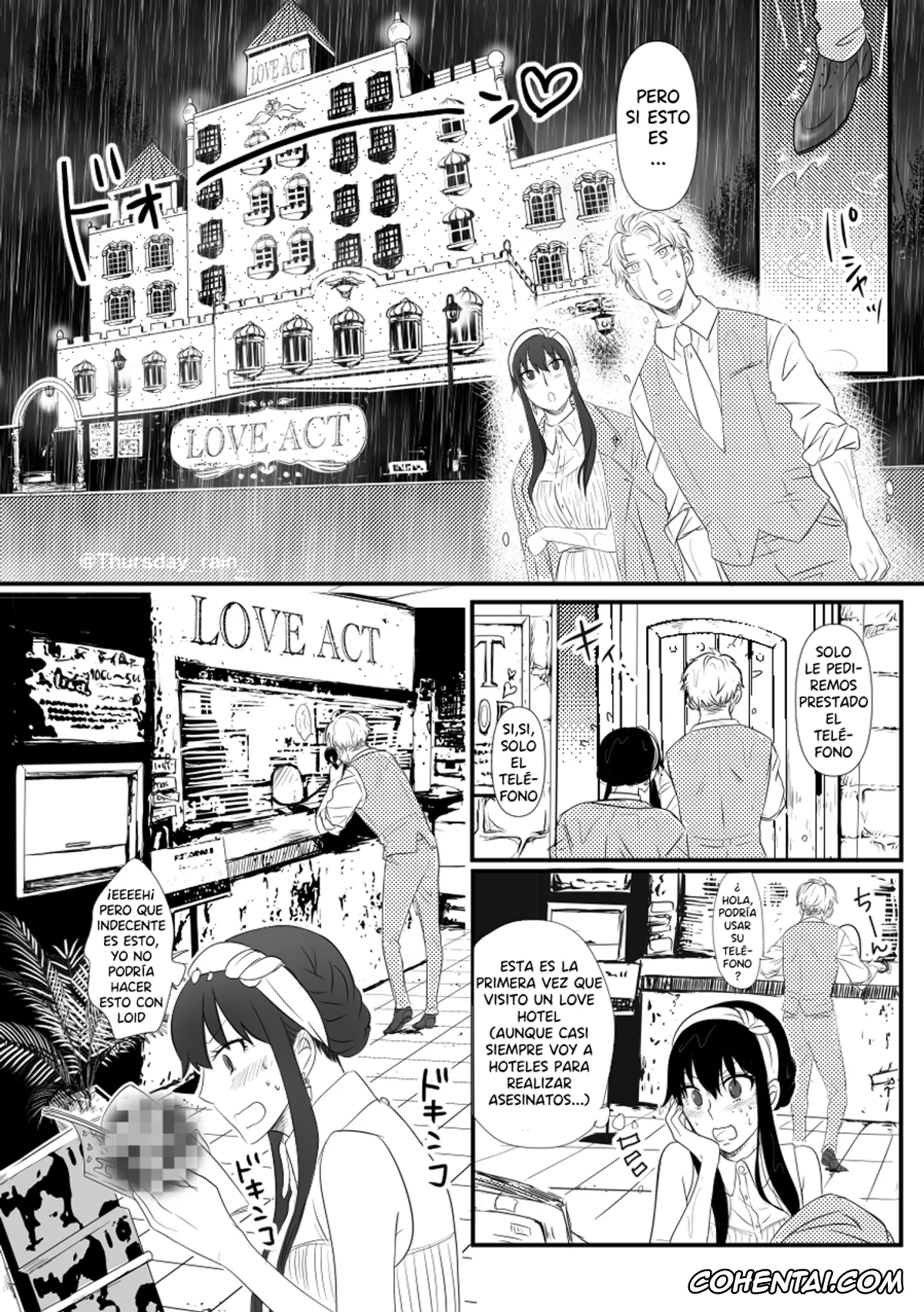 Spy x Family hentai, Loid Forger hentai, Yor Forger hentai, Koto no Okori wa (Spy x Family), pagina 6