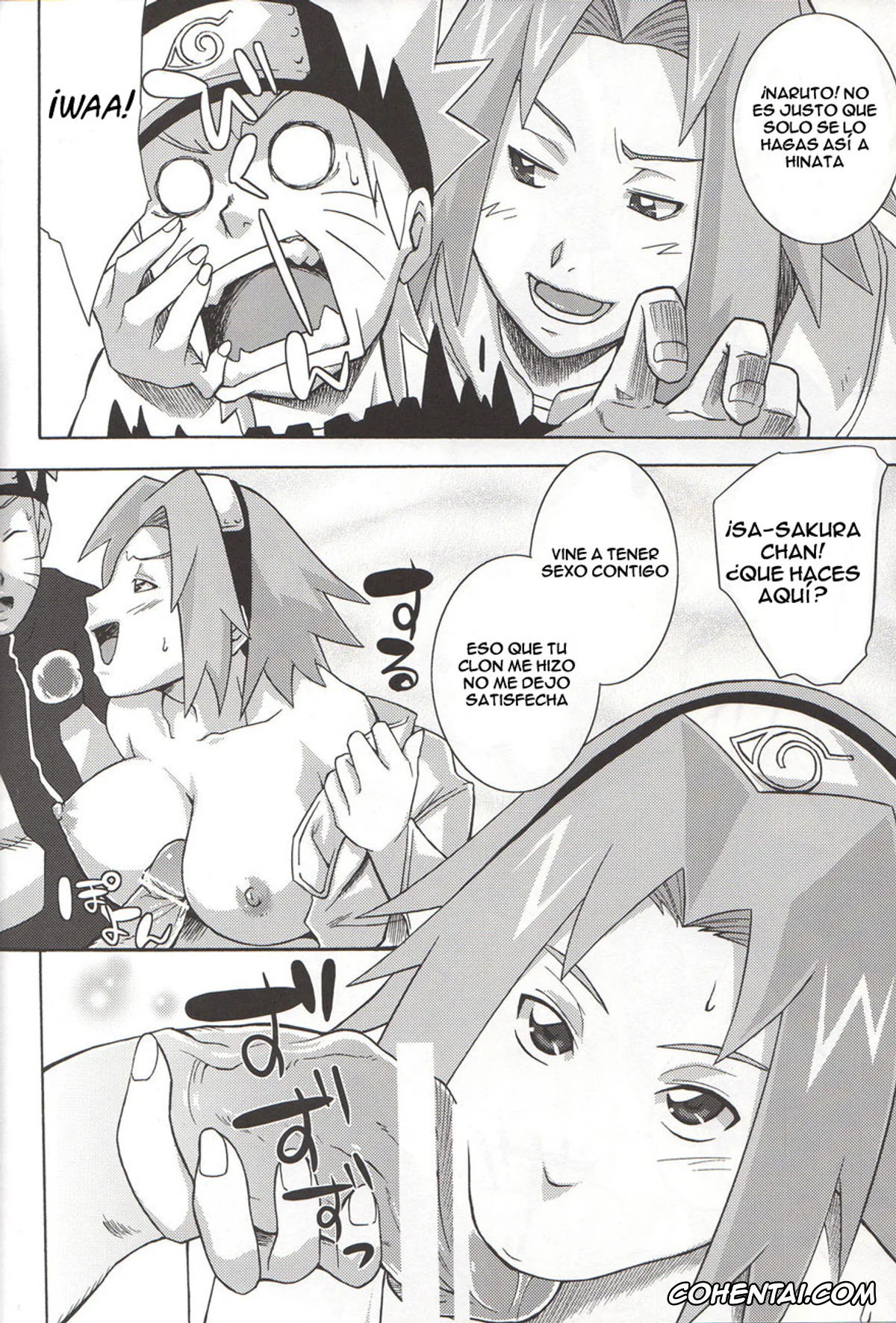 NARUTO porno, Hinata Hyuga porno, Naruto Uzumaki porno, Sakura Haruno porno, Yokubari Saboten (Naruto), pagina 29