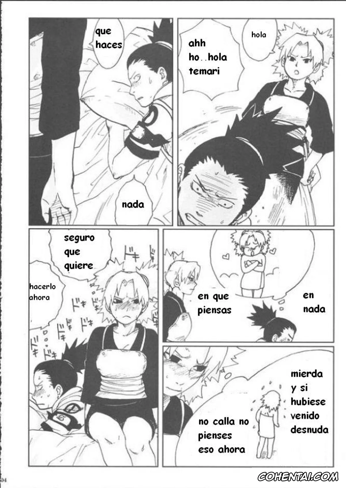 NARUTO hentai, Shikamaru Nara hentai, Temari hentai, +3 (Naruto), pagina 6