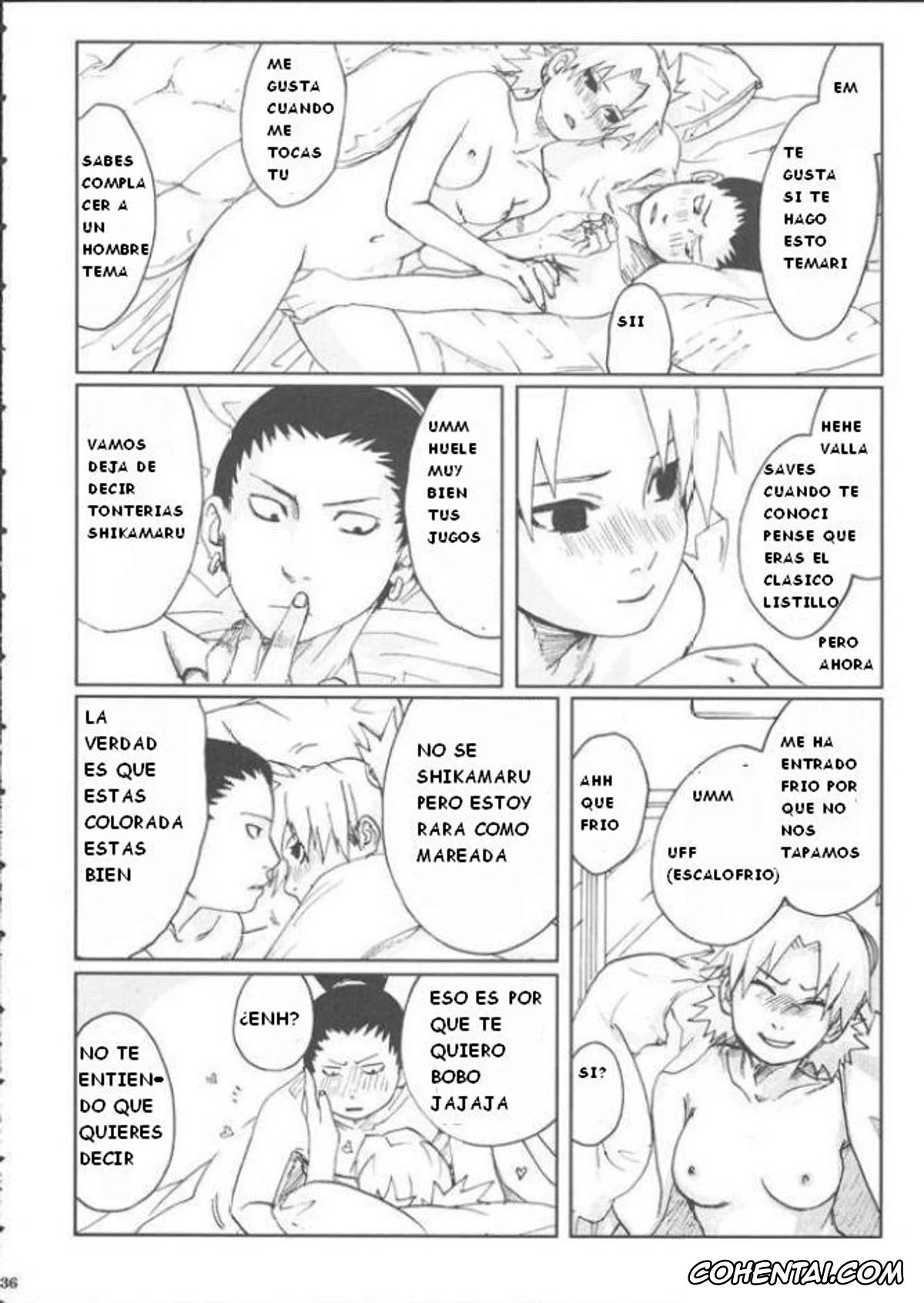 NARUTO hentai, Shikamaru Nara hentai, Temari hentai, +3 (Naruto), pagina 36