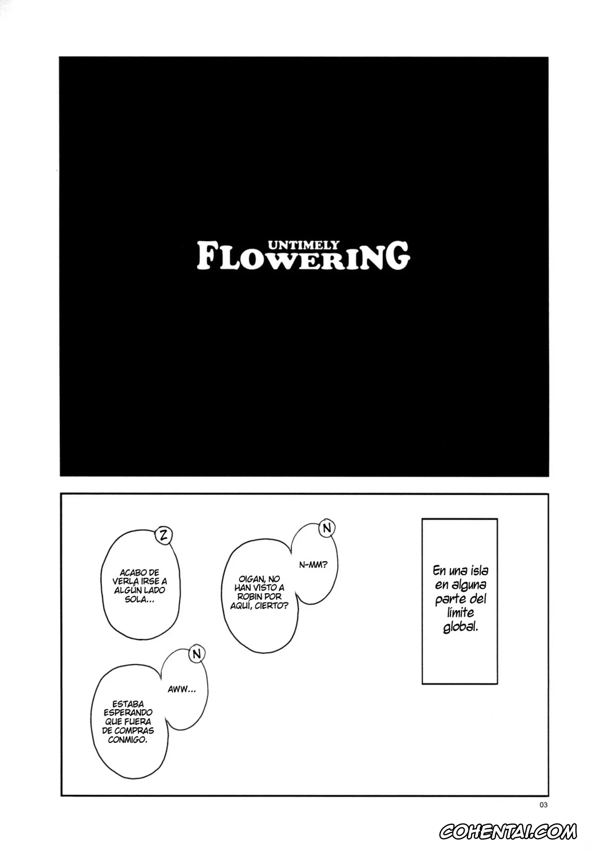 One Piece porno, Johnny porno, Nico Robin porno, Yosaku porno, Untimely Flowering (One Piece), pagina 2