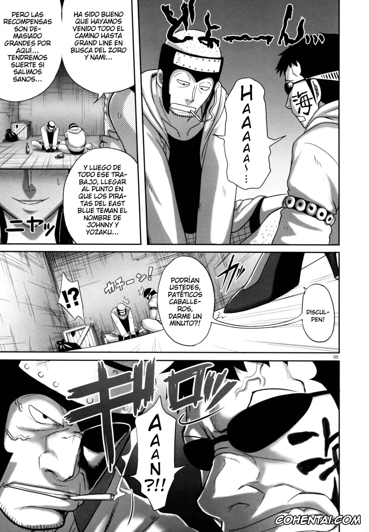 One Piece xxx, Johnny xxx, Nico Robin xxx, Yosaku xxx, Untimely Flowering (One Piece), pagina 4