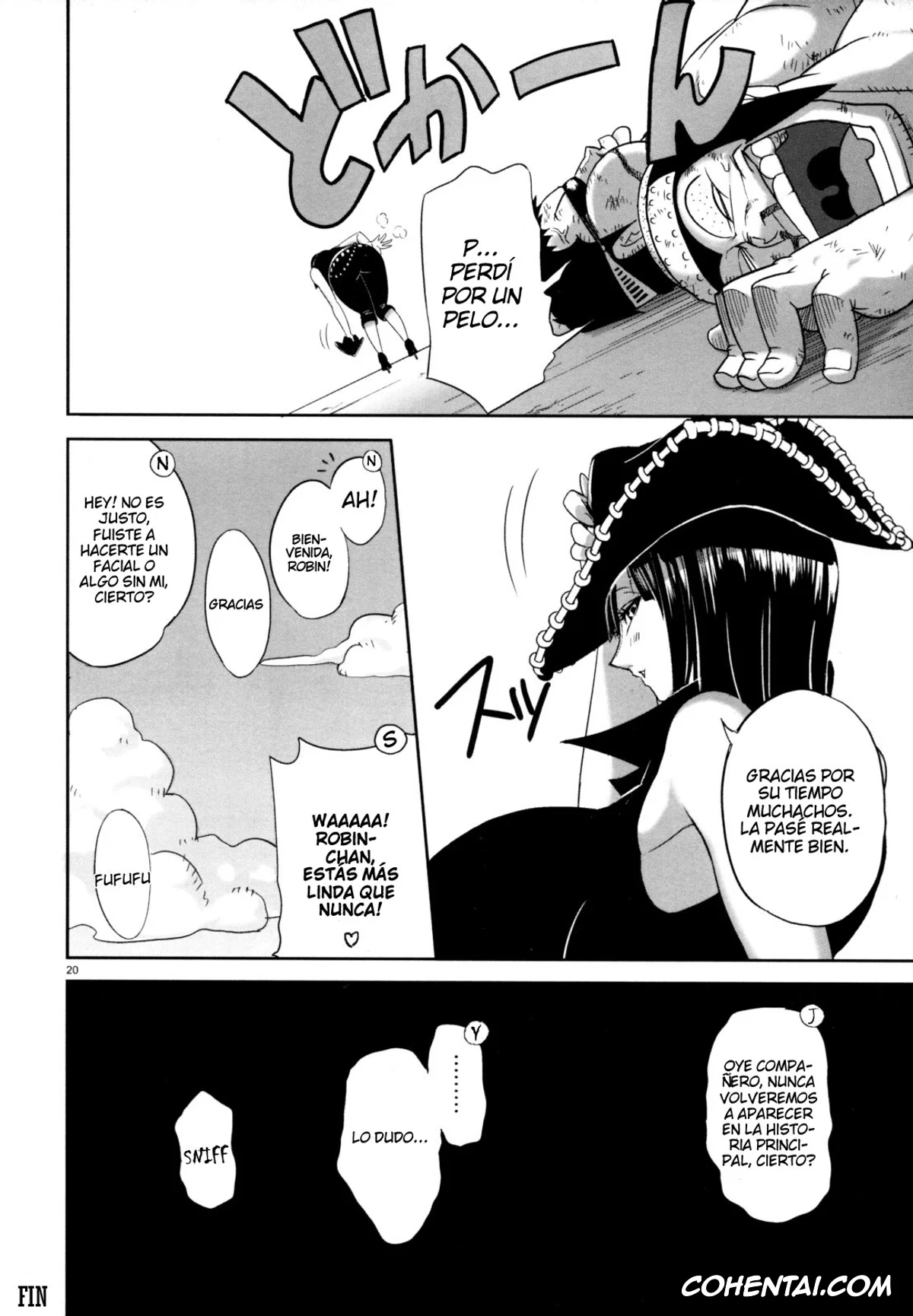 One Piece xxx, Johnny xxx, Nico Robin xxx, Yosaku xxx, Untimely Flowering (One Piece), pagina 19