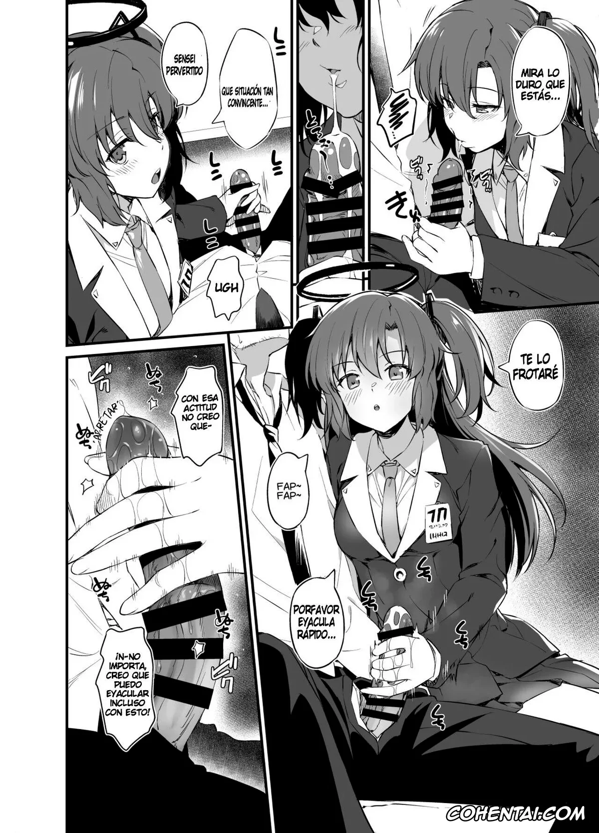 Blue Archive hentai, Noa Ushio hentai, Sensei hentai, Yuuka Hayase hentai, Sensei! Shasei no Jikan desu yo (Blue Archive), pagina 9