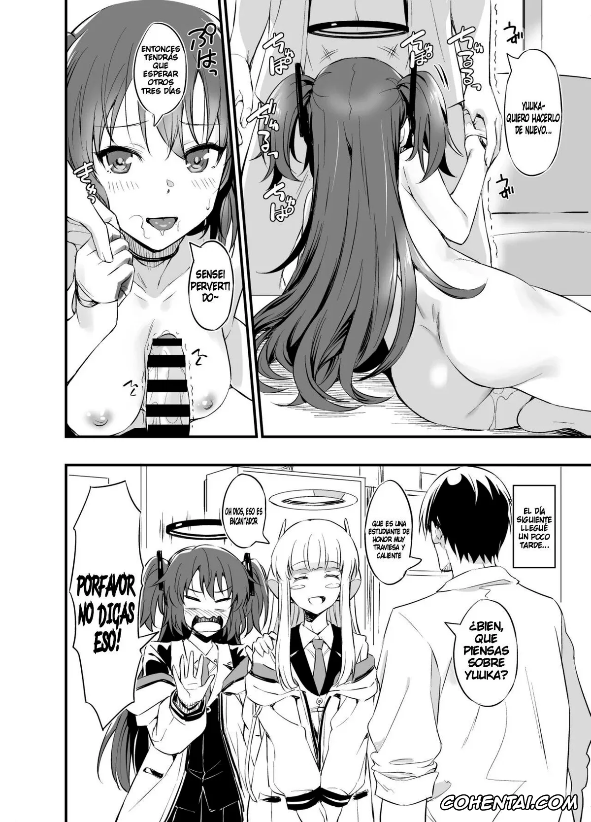 Blue Archive xxx, Noa Ushio xxx, Sensei xxx, Yuuka Hayase xxx, Sensei! Shasei no Jikan desu yo (Blue Archive), pagina 31