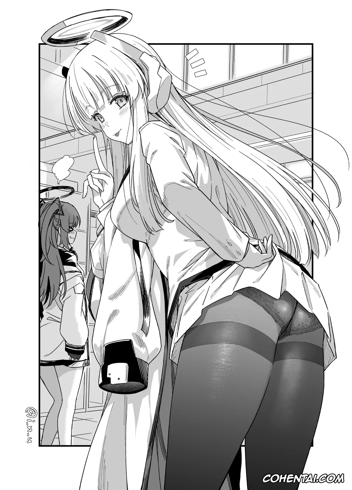 Blue Archive porno, Noa Ushio porno, Sensei porno, Yuuka Hayase porno, Sensei! Shasei no Jikan desu yo (Blue Archive), pagina 32