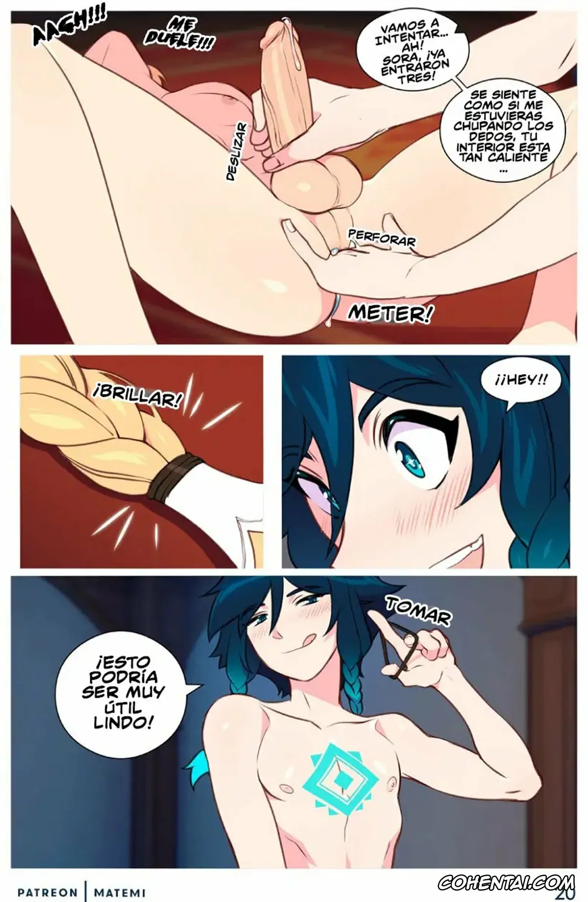 Genshin Impact hentai, Aether hentai, Venti hentai, Venti X Aether (Genshin Impact), pagina 21