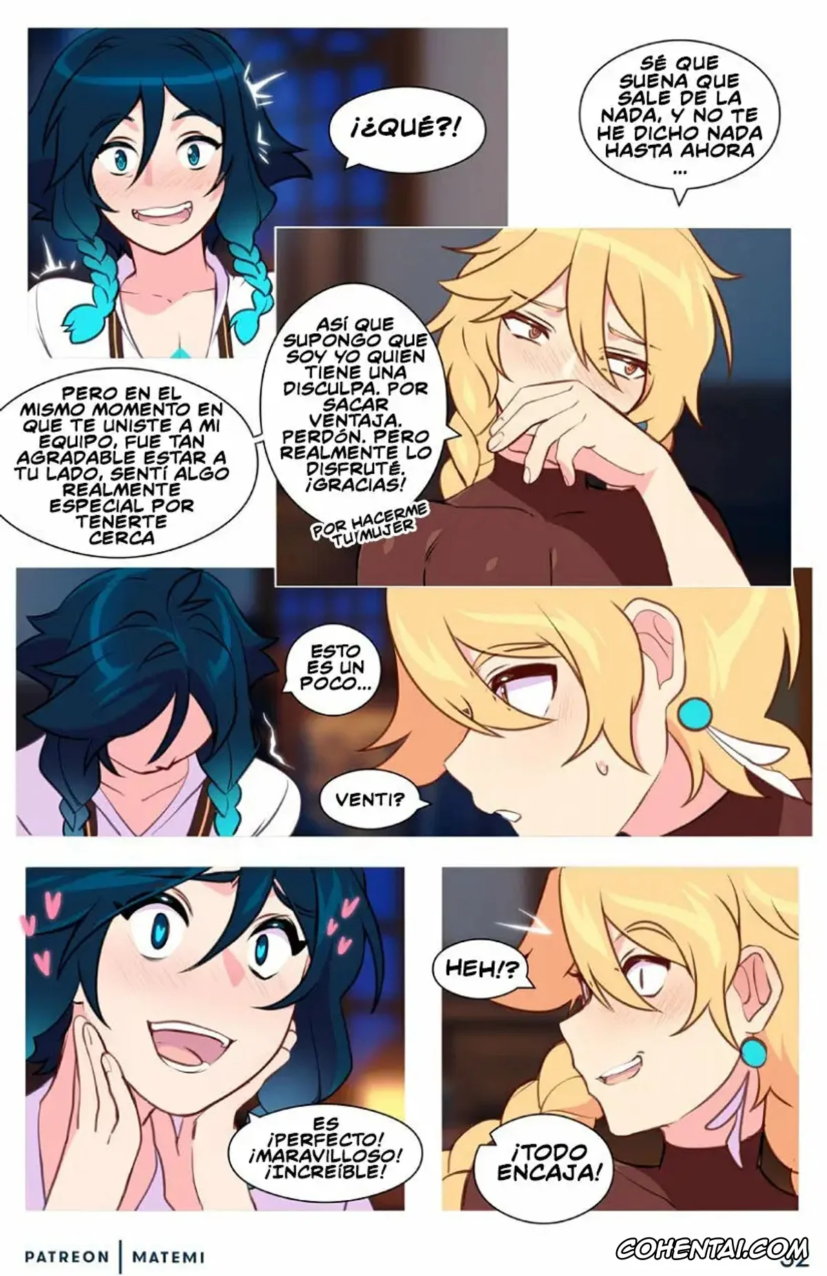 Genshin Impact hentai, Aether hentai, Venti hentai, Venti X Aether (Genshin Impact), pagina 33