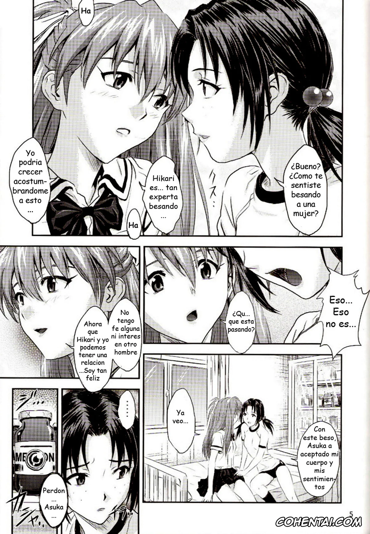 Neon Genesis Evangelion xxx, Asuka Langley Soryu xxx, Hikari Horaki xxx, Labyrinth (Neon Genesis Evangelion), pagina 4