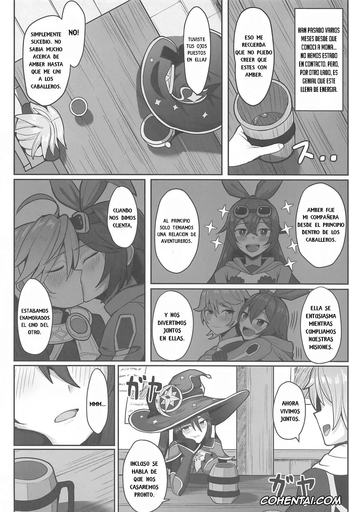 Genshin Impact hentai, Aether hentai, Mona Megistus hentai, Mona to Konya wa Karasawagi (Genshin Impact), pagina 3