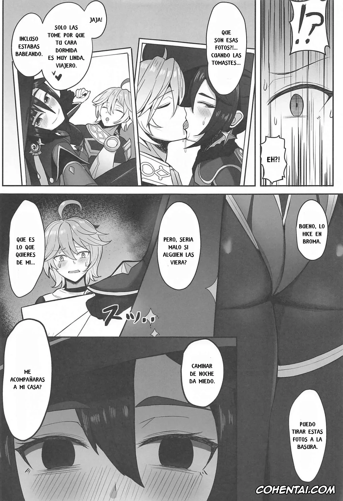 Genshin Impact porno, Aether porno, Mona Megistus porno, Mona to Konya wa Karasawagi (Genshin Impact), pagina 8