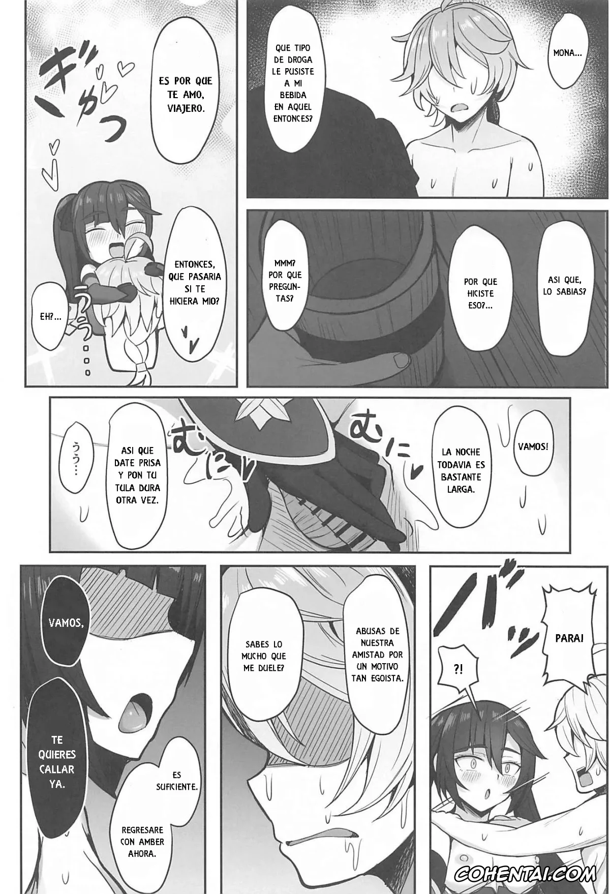 Genshin Impact porno, Aether porno, Mona Megistus porno, Mona to Konya wa Karasawagi (Genshin Impact), pagina 17