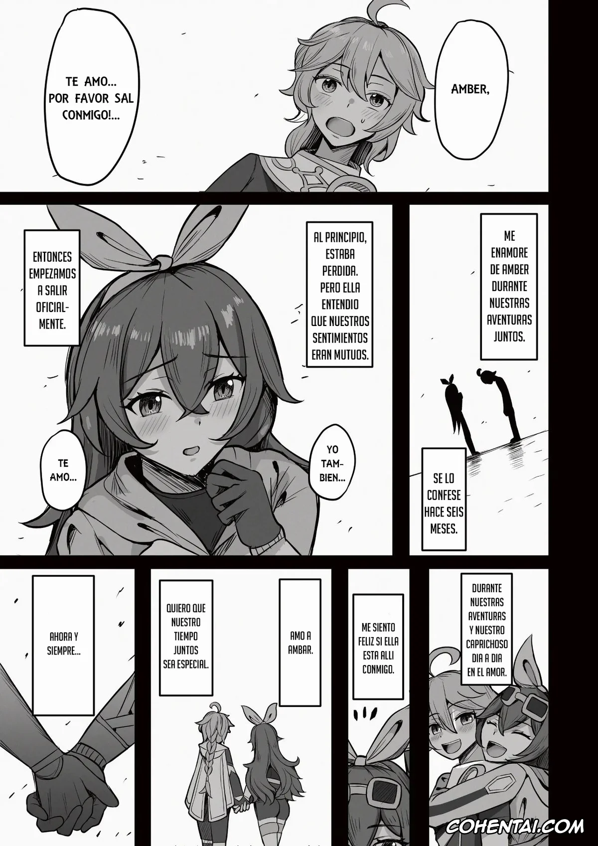 Genshin Impact porno, Aether porno, Mona Megistus porno, Boku, Hontou wa Mona no Koto ga Suki nanda (Genshin Impact), pagina 2