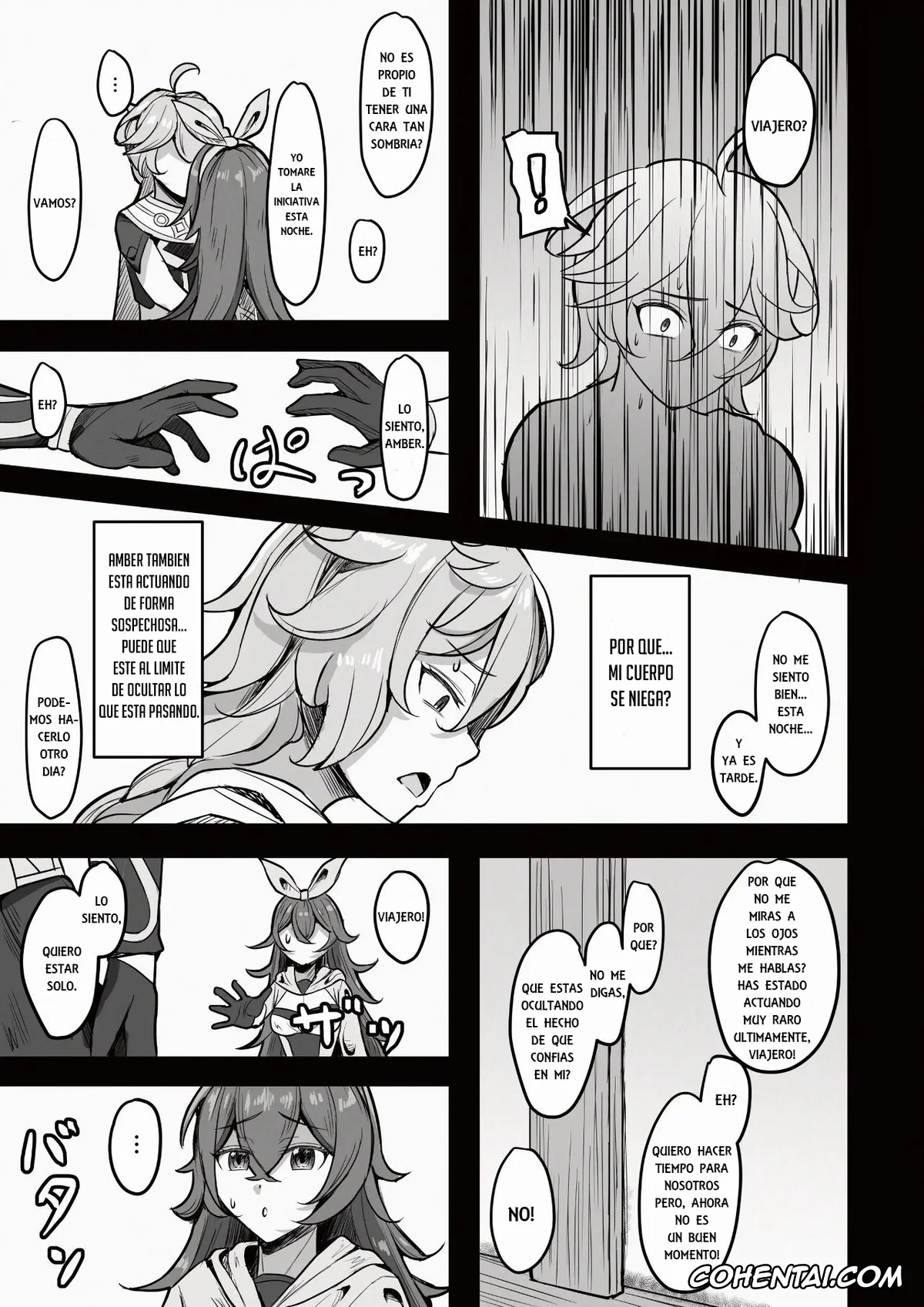 Genshin Impact hentai, Aether hentai, Mona Megistus hentai, Boku, Hontou wa Mona no Koto ga Suki nanda (Genshin Impact), pagina 12