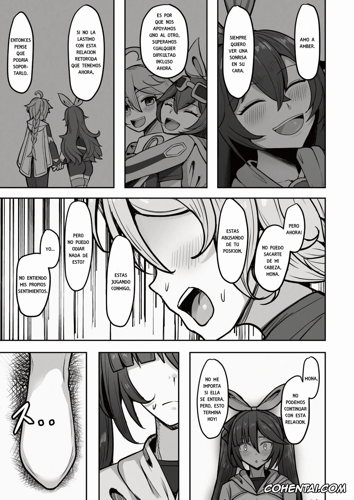 Genshin Impact xxx, Aether xxx, Mona Megistus xxx, Boku, Hontou wa Mona no Koto ga Suki nanda (Genshin Impact), pagina 16