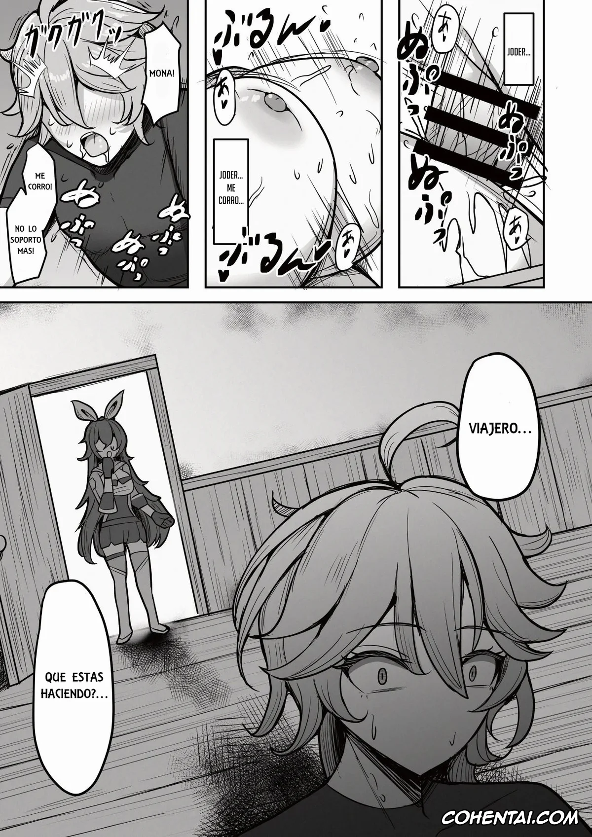 Genshin Impact porno, Aether porno, Mona Megistus porno, Boku, Hontou wa Mona no Koto ga Suki nanda (Genshin Impact), pagina 20