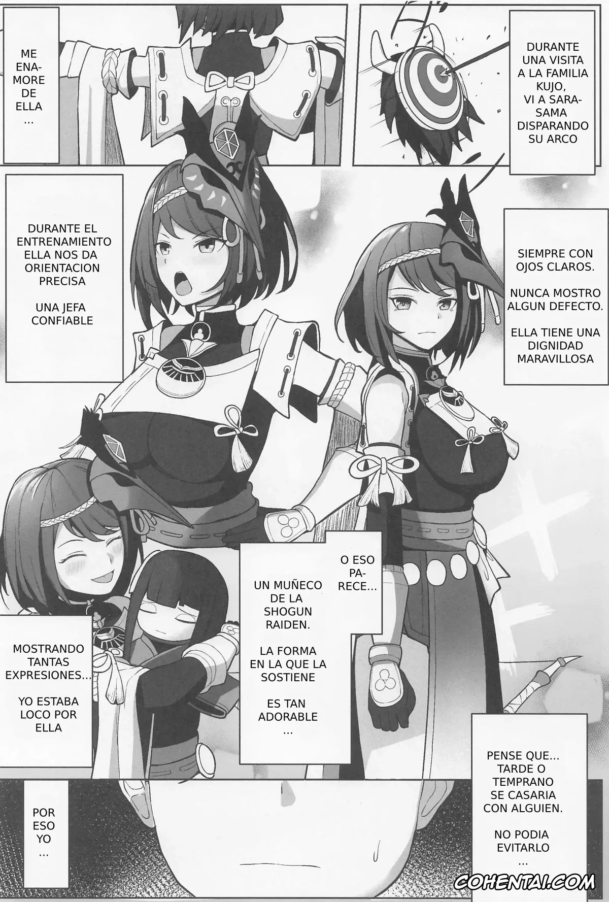 Genshin Impact hentai, Sara Kujou hentai, Kimi Nashi ja Irarenai (Genshin Impact), pagina 3