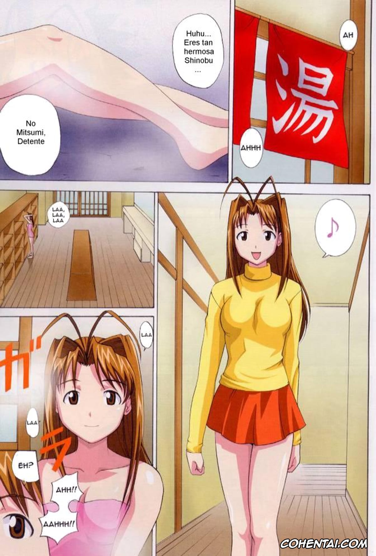 Love Hina porno, Mutsumi Otohime porno, Naru Narusegawa porno, Shinobu Maehara porno, Gachinko (Love Hina), pagina 2