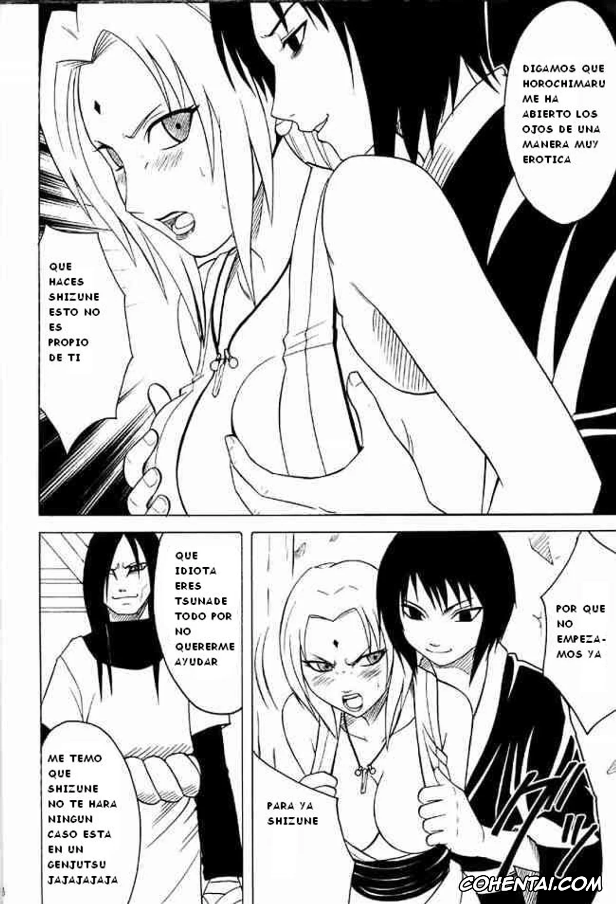 NARUTO hentai, Tsunade hentai, La Respuesta de Tsunade (Naruto), pagina 3