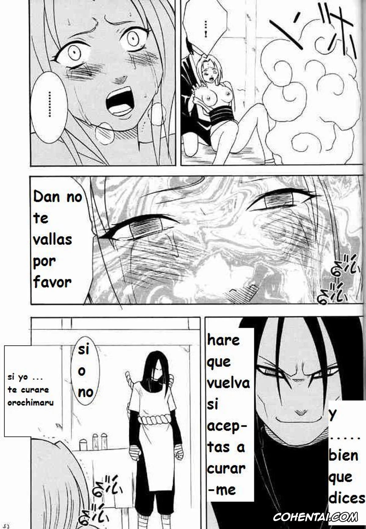 NARUTO porno, Tsunade porno, La Respuesta de Tsunade (Naruto), pagina 23