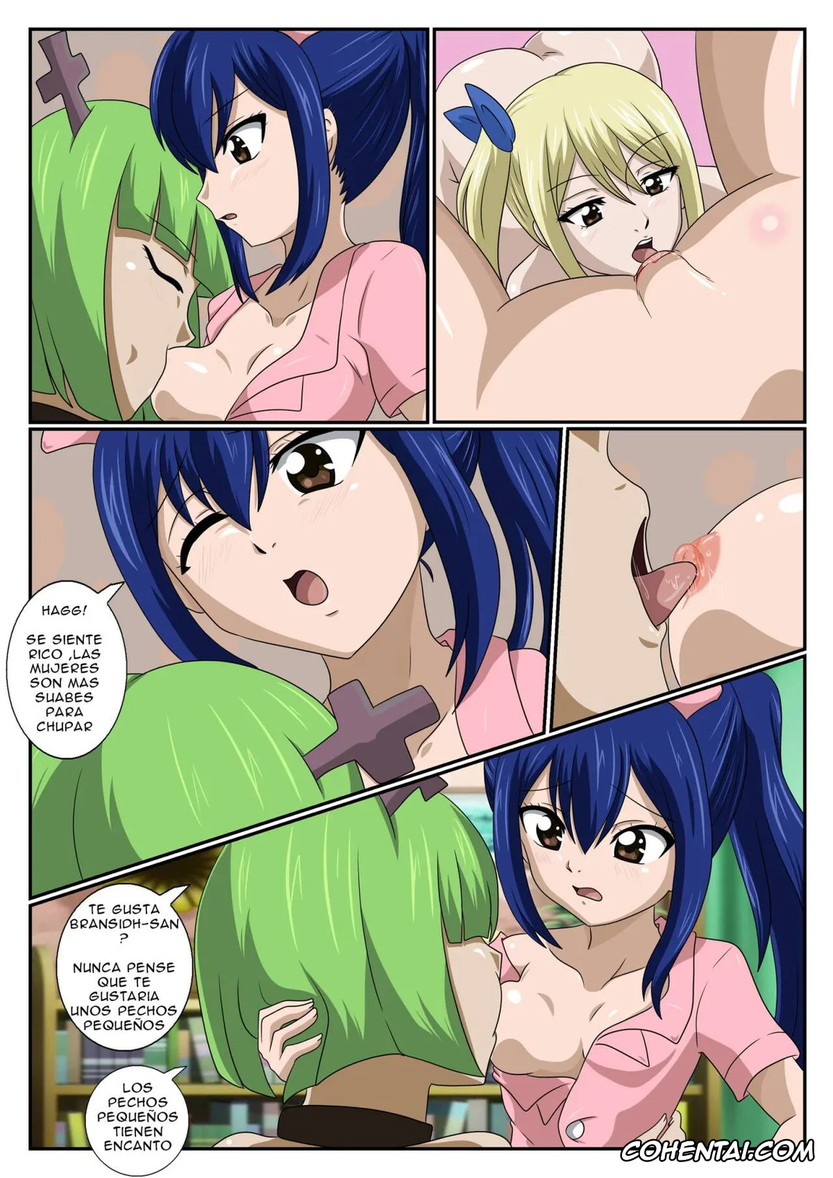 Fairy Tail hentai, Brandish U hentai, Lucy Heartfilia hentai, Wendy Marvell hentai, Oishisa no Himitsu wa, Wendy 2 (Fairy Tail), pagina 12
