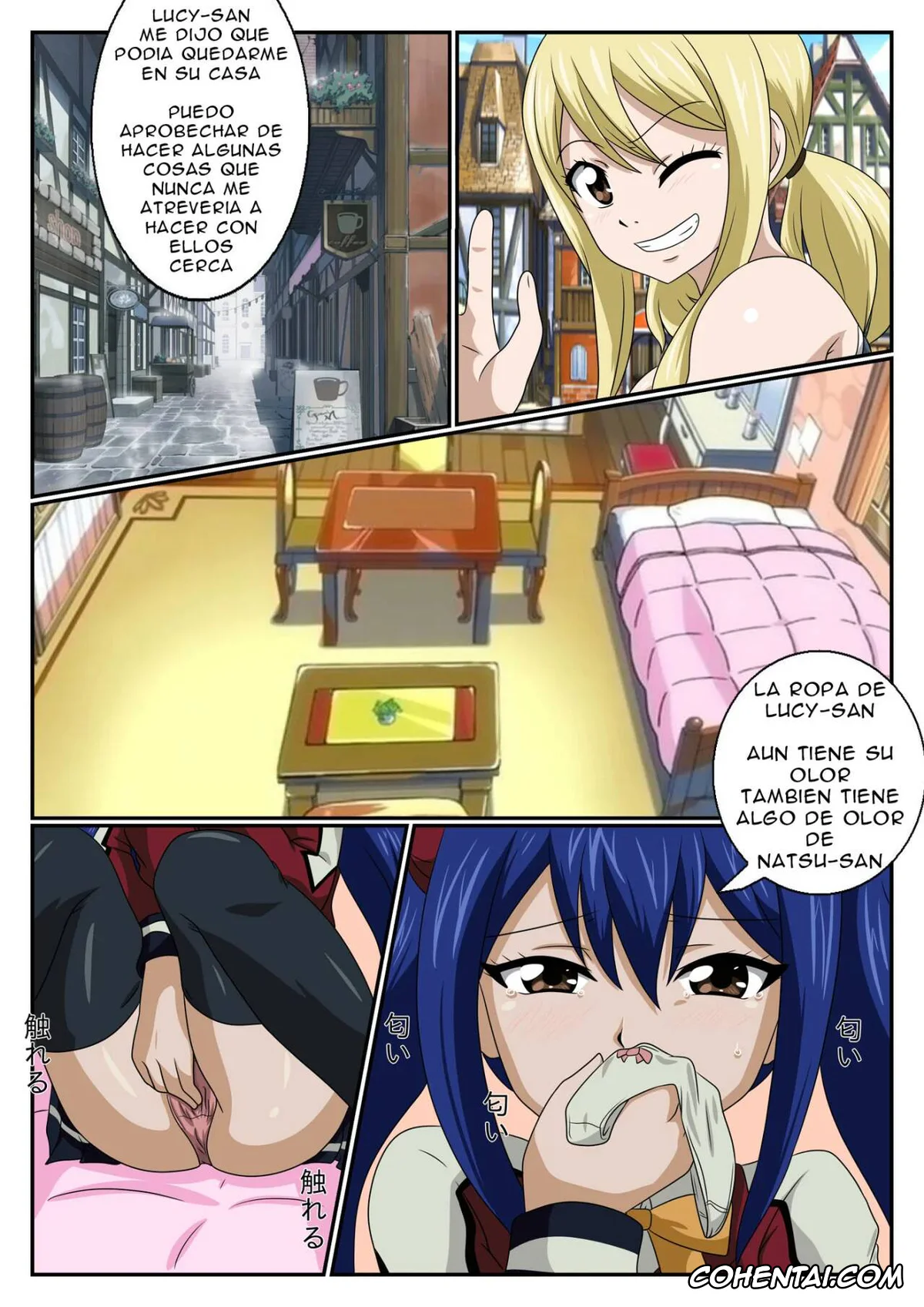 Fairy Tail hentai, Warren Rocko hentai, Wendy Marvell hentai, Oishisa no Himitsu wa, Wendy (Fairy Tail), pagina 3
