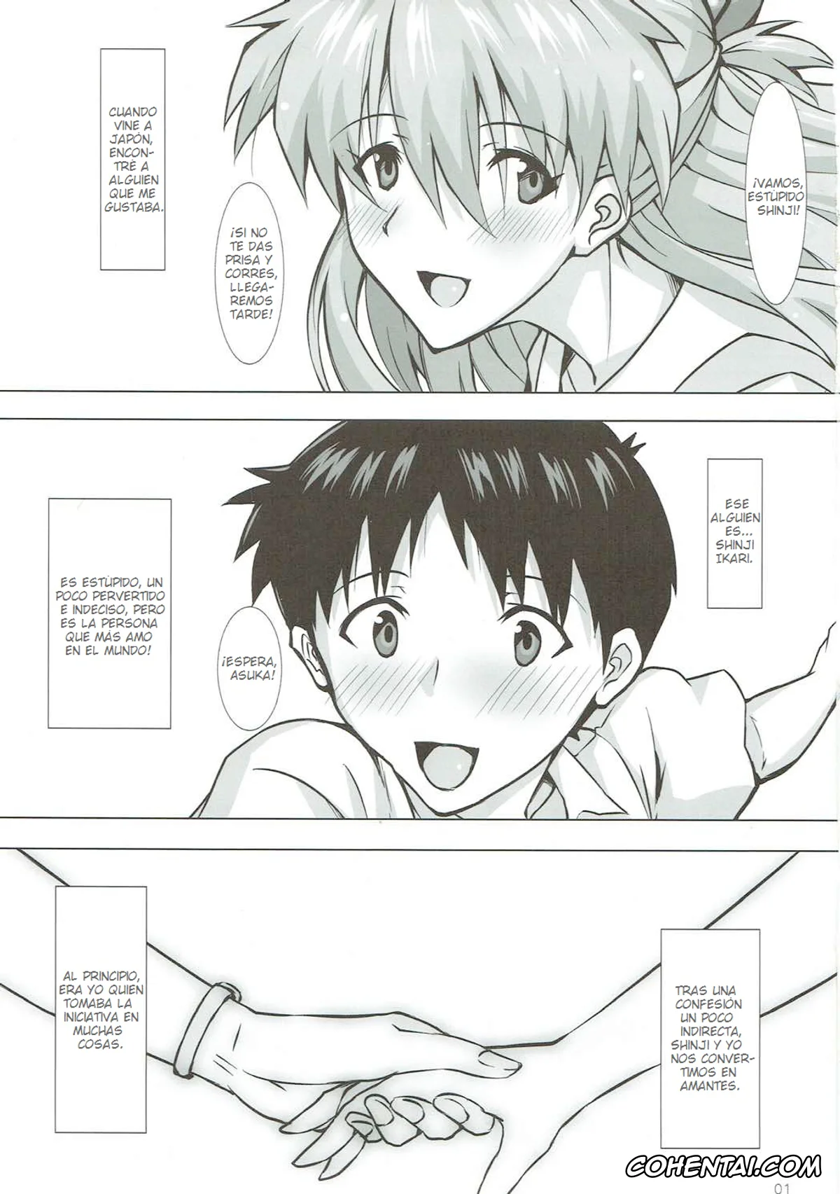 Neon Genesis Evangelion porno, Asuka Langley Soryu porno, Shinji Ikari porno, Shikinami Taii wa Onayamichuu? (Neon Genesis Evangelion), pagina 2