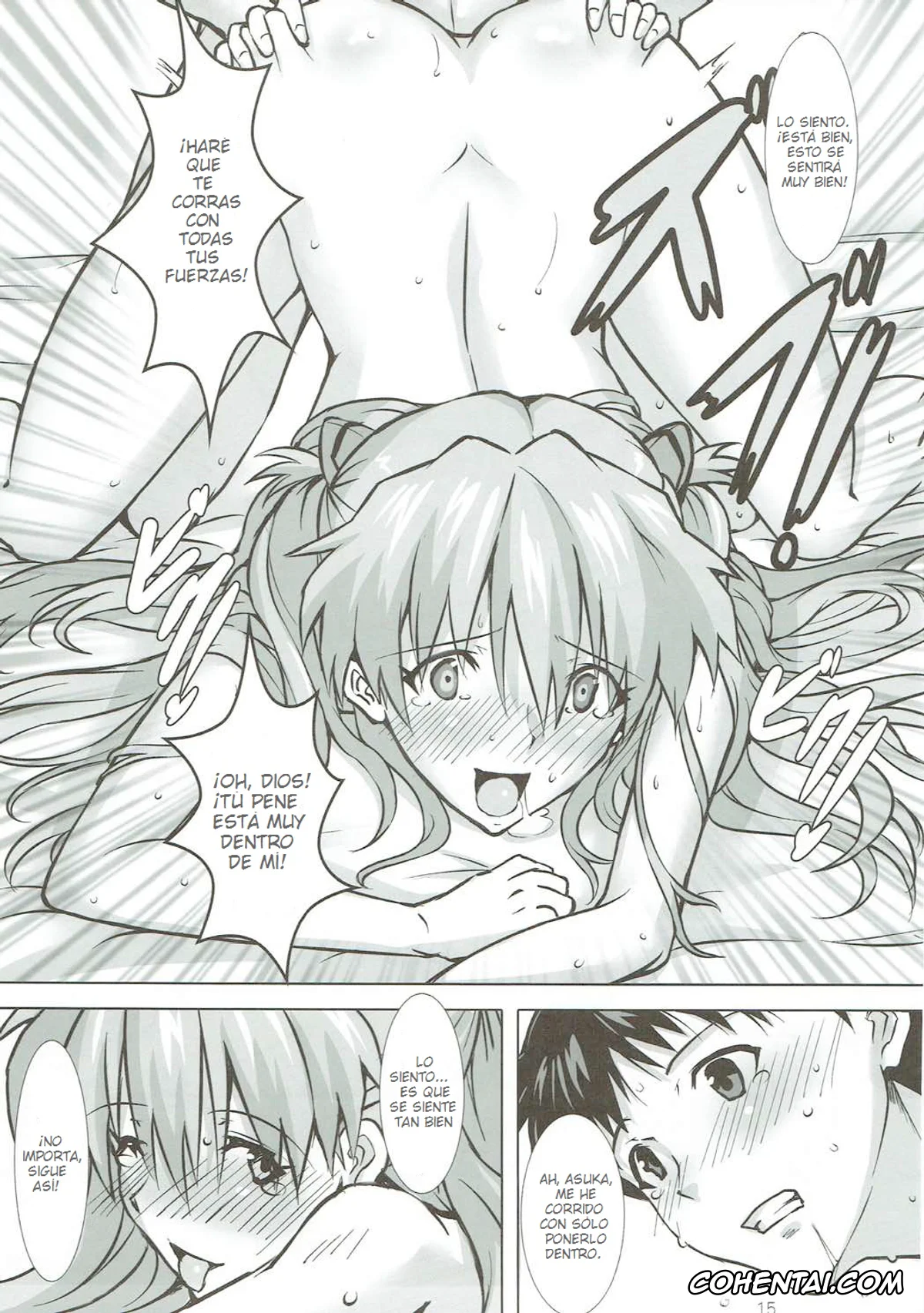 Neon Genesis Evangelion xxx, Asuka Langley Soryu xxx, Shinji Ikari xxx, Shikinami Taii wa Onayamichuu? (Neon Genesis Evangelion), pagina 16