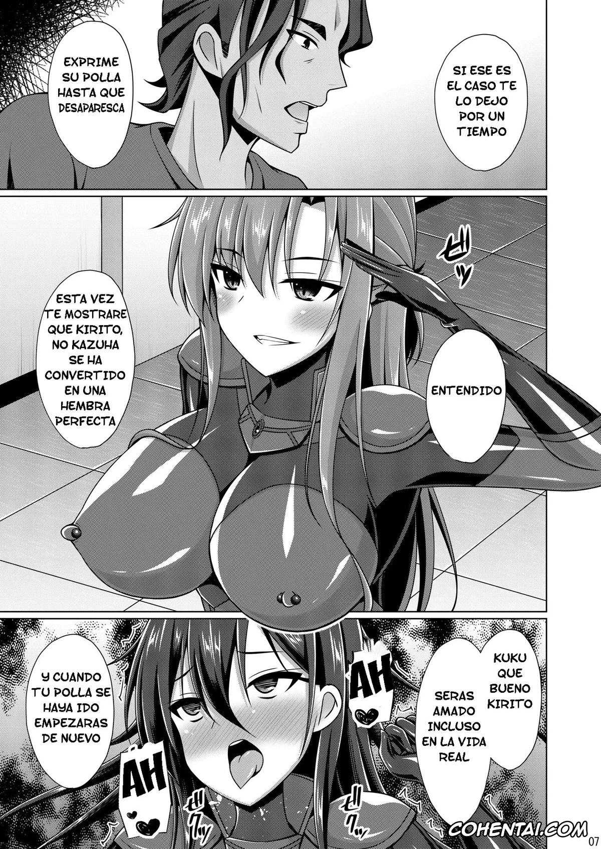 Sword Art Online hentai, Asuna Yuuki hentai, Kazuto Kirigaya | Kirito hentai, Kuro no Kenshito Yobareta Ore wa mou nai… IFEND (Sword Art Online), pagina 6