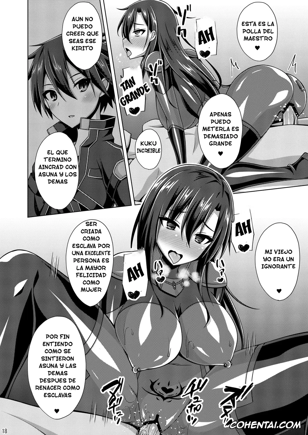 Sword Art Online porno, Asuna Yuuki porno, Kazuto Kirigaya | Kirito porno, Kuro no Kenshito Yobareta Ore wa mou nai… IFEND (Sword Art Online), pagina 17