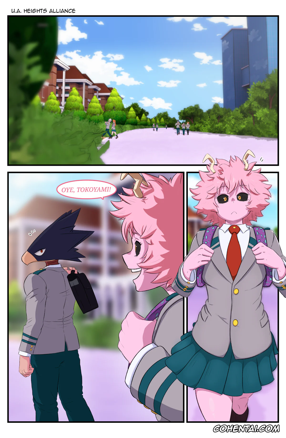 My Hero Academia | Boku No Hero Academia porno, Fumikage Tokoyami porno, Mina Ashido porno, Arigatou (Boku no Hero Academia), pagina 2