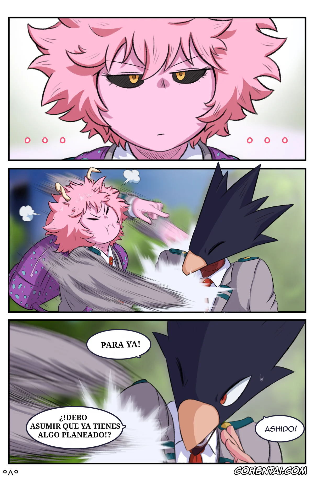 My Hero Academia | Boku No Hero Academia hentai, Fumikage Tokoyami hentai, Mina Ashido hentai, Arigatou (Boku no Hero Academia), pagina 6