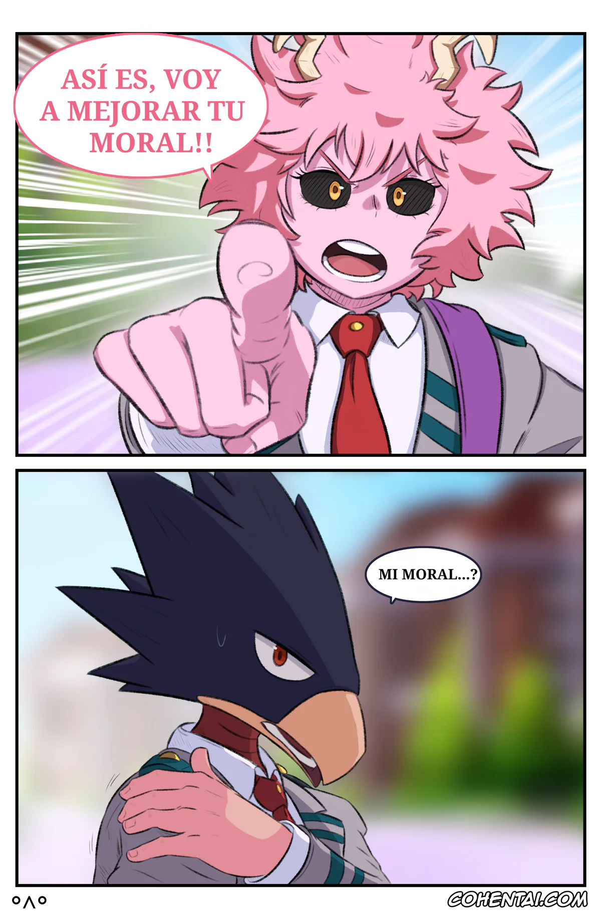 My Hero Academia | Boku No Hero Academia xxx, Fumikage Tokoyami xxx, Mina Ashido xxx, Arigatou (Boku no Hero Academia), pagina 7