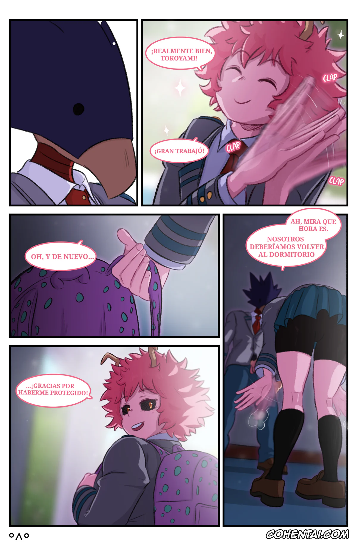My Hero Academia | Boku No Hero Academia porno, Fumikage Tokoyami porno, Mina Ashido porno, Arigatou (Boku no Hero Academia), pagina 20