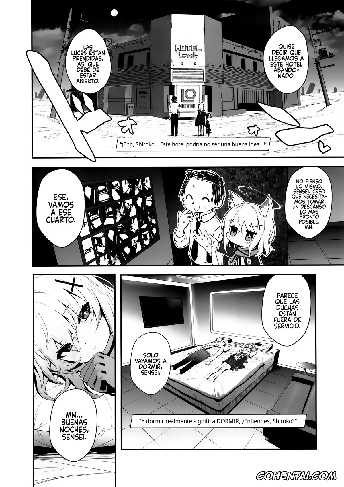 Blue Archive hentai, Sensei hentai, Shiroko Sunaookami hentai, ByuruAka~Seiyoku Tuyotuyo Shiroko to Rabuho Ecchi~ (Blue Archive), pagina 3