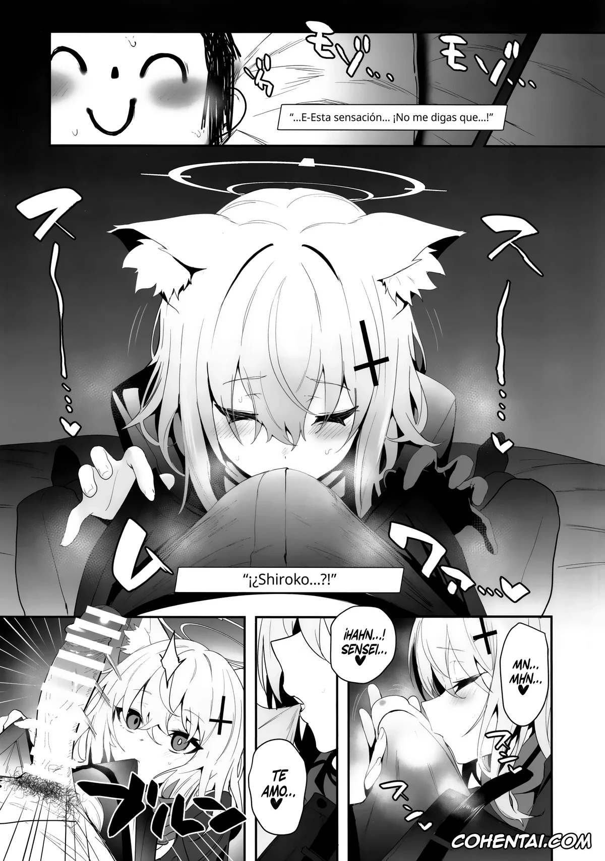 Blue Archive xxx, Sensei xxx, Shiroko Sunaookami xxx, ByuruAka~Seiyoku Tuyotuyo Shiroko to Rabuho Ecchi~ (Blue Archive), pagina 4