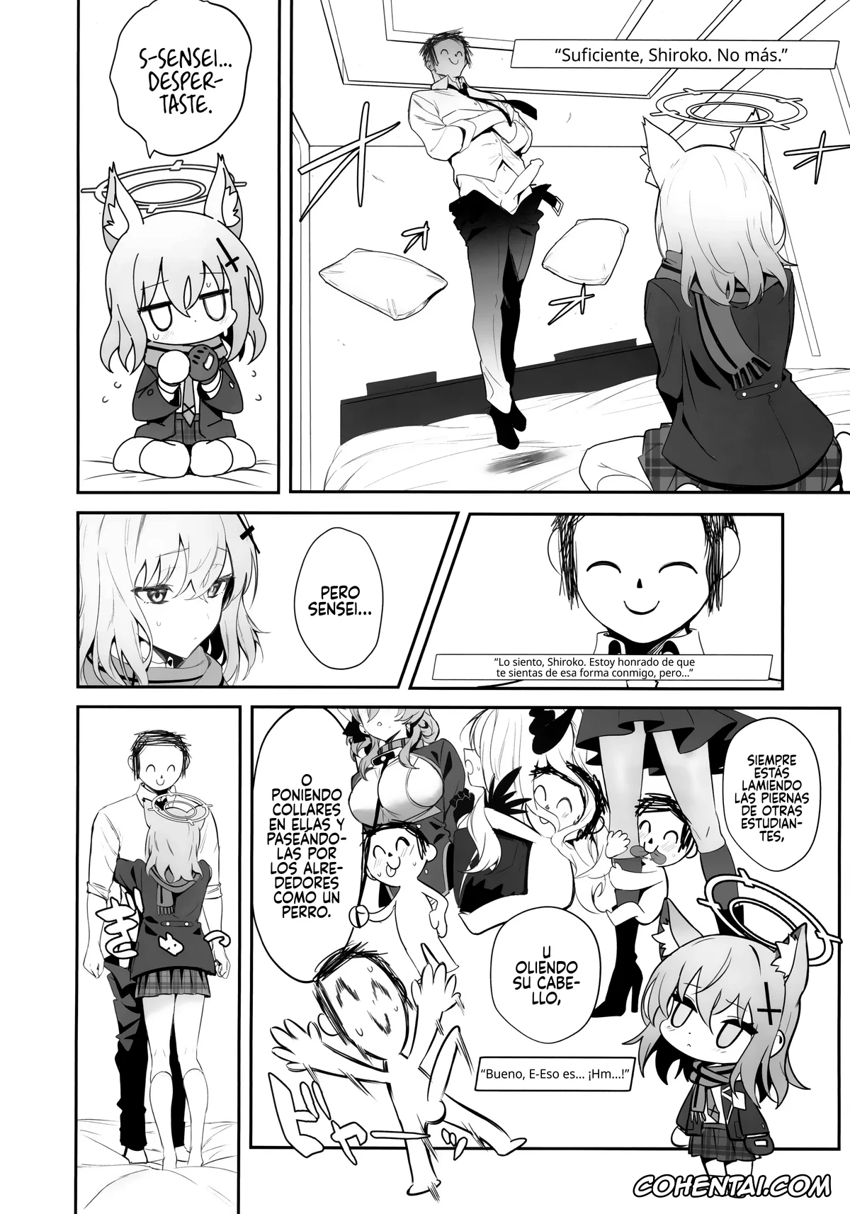 Blue Archive hentai, Sensei hentai, Shiroko Sunaookami hentai, ByuruAka~Seiyoku Tuyotuyo Shiroko to Rabuho Ecchi~ (Blue Archive), pagina 9