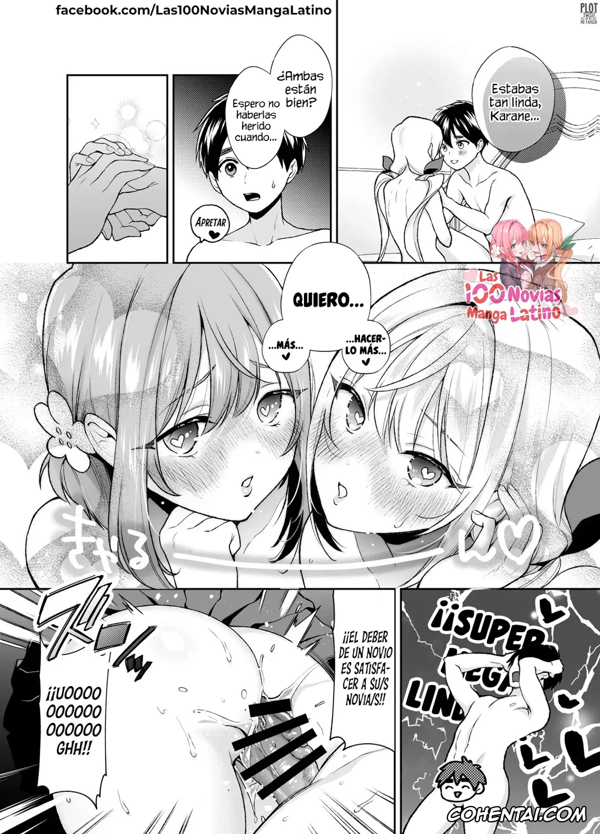 Kimi no Koto ga Daidaidaidaidaisuki na 100-nin no Kanojo xxx, Hakari Hanazono xxx, Karane Inda xxx, Rentarou Aijou xxx, Hakari to Karane to IchaLove H suru HON (Kimi no Koto ga Daidaidaidaidaisuki na 100-nin no Kanojo), pagina 19
