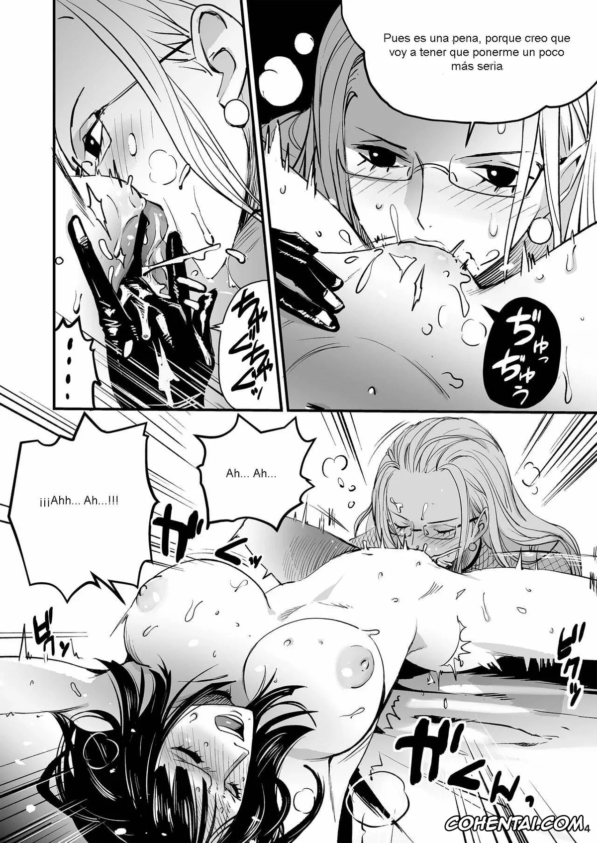One Piece xxx, Kalifa xxx, Nico Robin xxx, Awa no Hana (One Piece), pagina 4