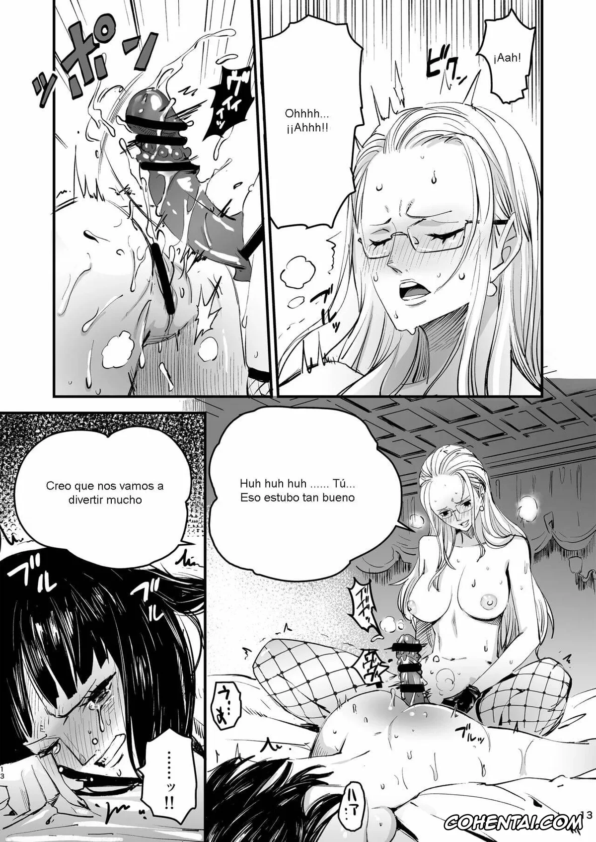 One Piece xxx, Kalifa xxx, Nico Robin xxx, Awa no Hana (One Piece), pagina 13
