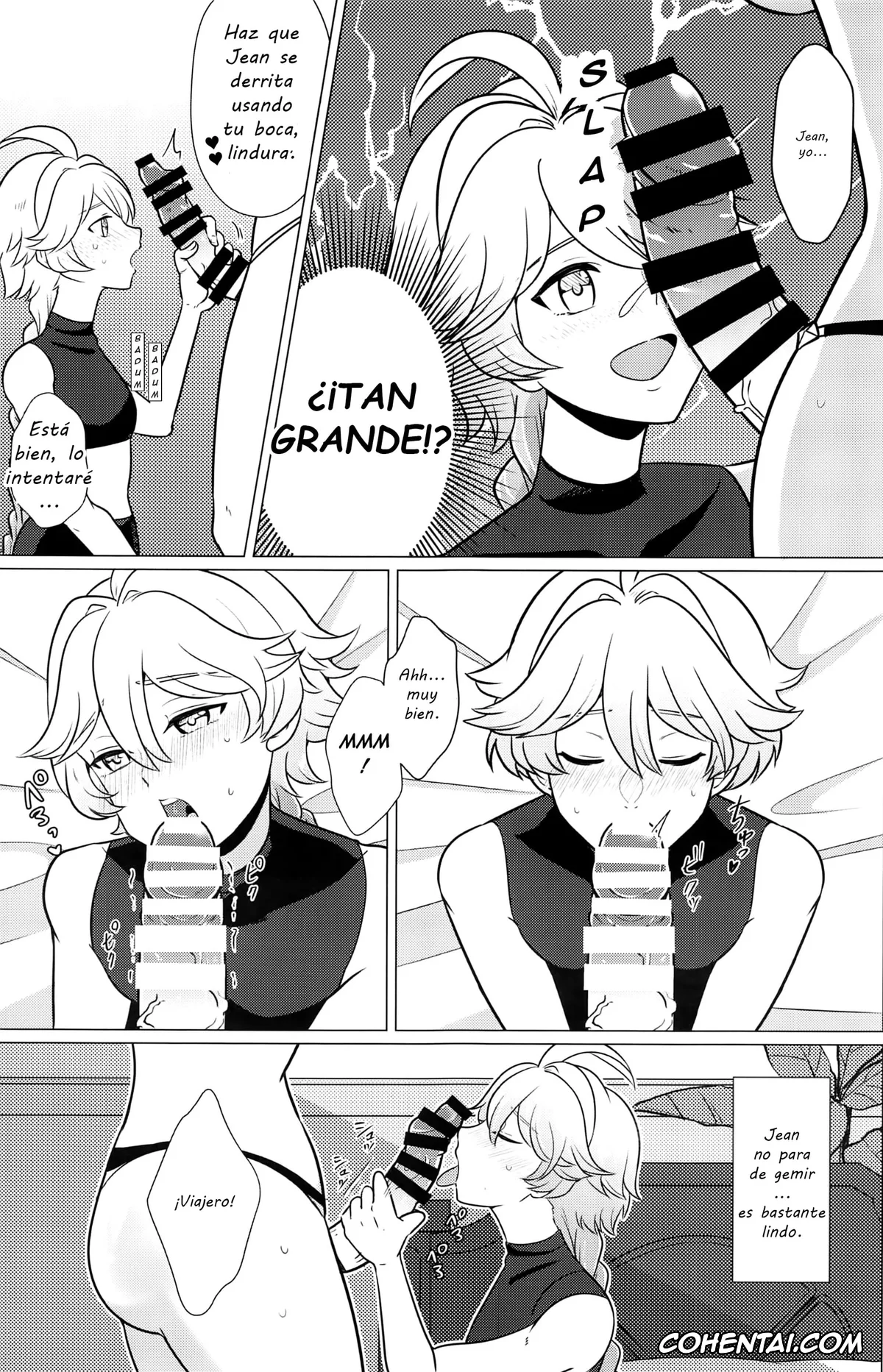 Genshin Impact hentai, Aether hentai, Jean Gunnhildr hentai, Lisa Minci hentai, Futanari Senyou Tabibito Clinic (Genshin Impact), pagina 6