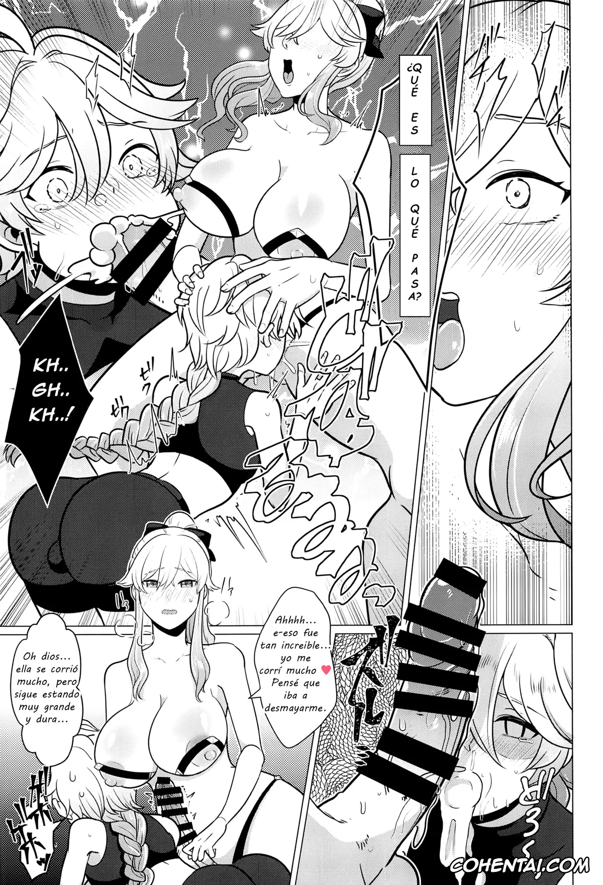 Genshin Impact porno, Aether porno, Jean Gunnhildr porno, Lisa Minci porno, Futanari Senyou Tabibito Clinic (Genshin Impact), pagina 8