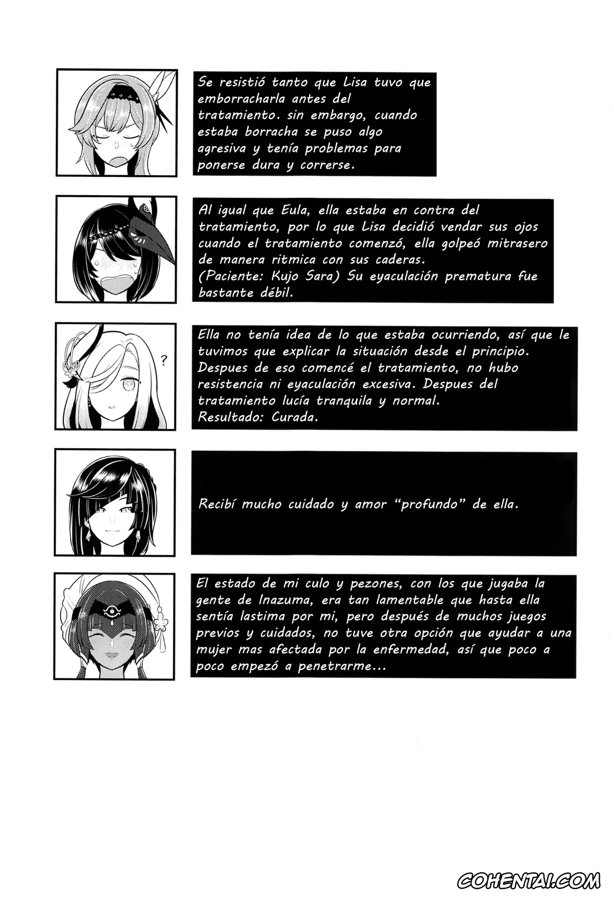 Genshin Impact xxx, Aether xxx, Jean Gunnhildr xxx, Lisa Minci xxx, Futanari Senyou Tabibito Clinic (Genshin Impact), pagina 19