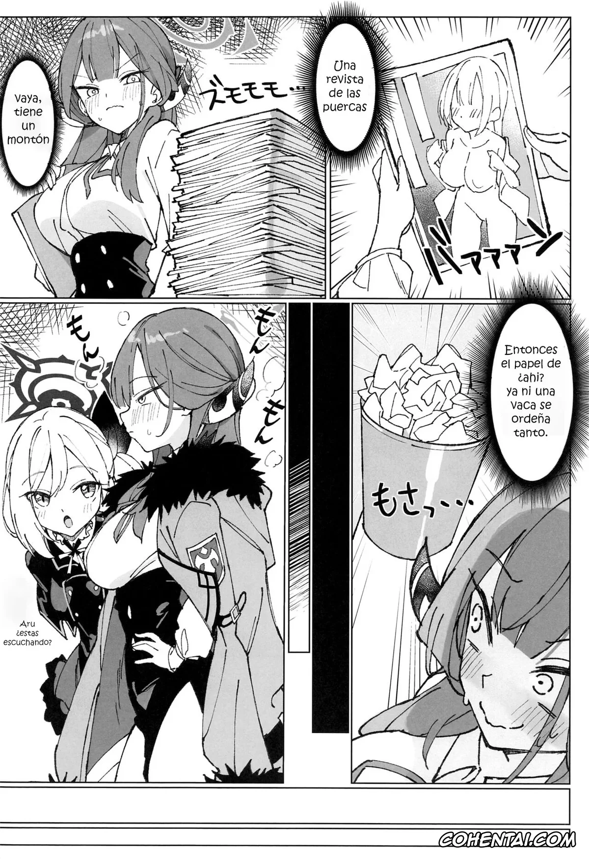 Blue Archive hentai, Aru Rikuhachima hentai, Rikuhachima Satsuei Nisshi (Blue Archive), pagina 3