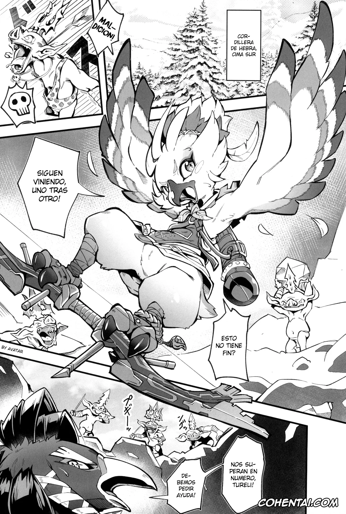 The Legend Of Zelda hentai, Bokoblin hentai, Link hentai, Tulin hentai, Bonjiri Confusion (The Legend of Zelda: Tears of the Kingdom), pagina 3