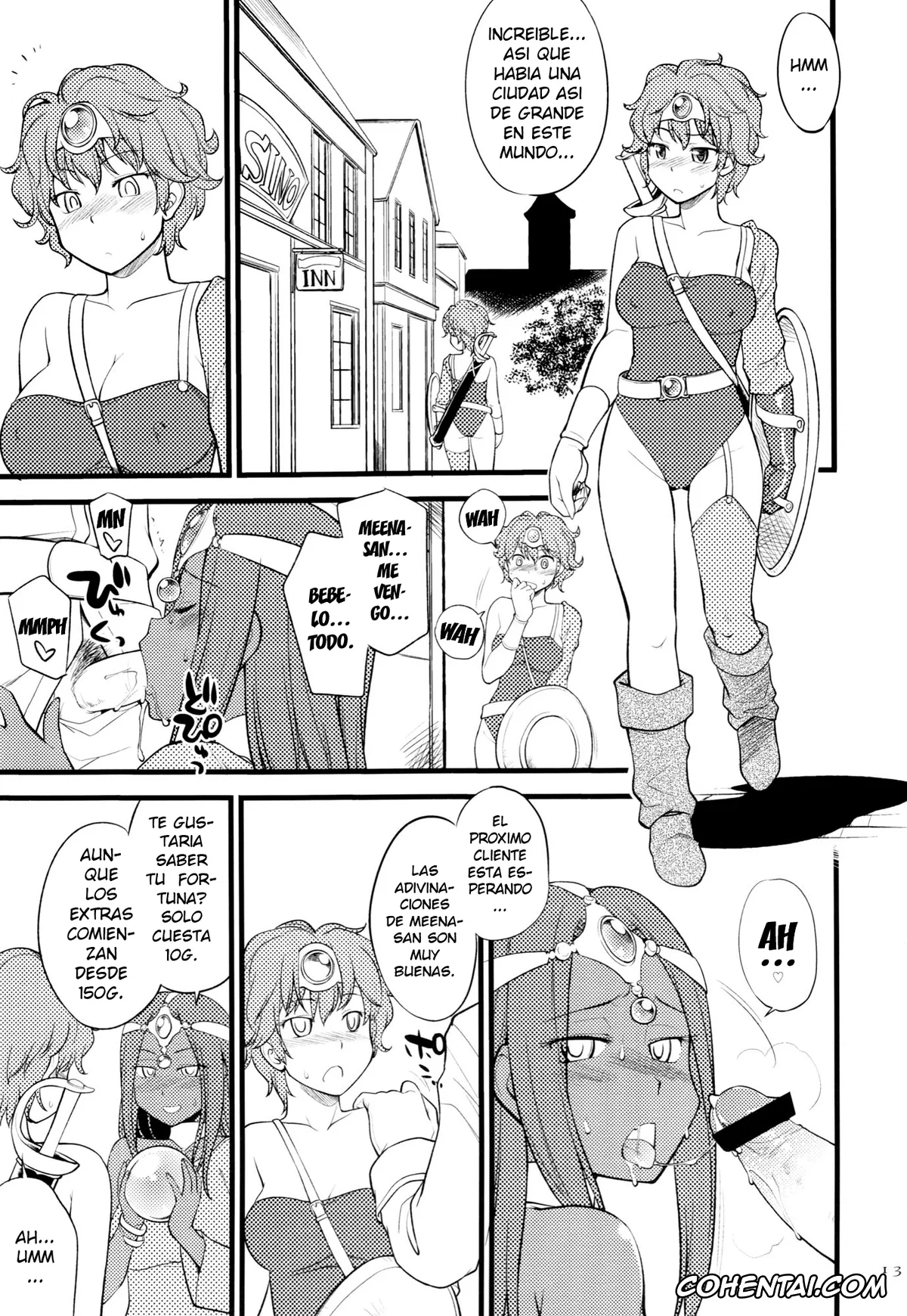 Dragon Quest hentai, Maya hentai, Meena hentai, Sofia hentai, GanGan Ikou yo! (Dragon Quest IV), pagina 12